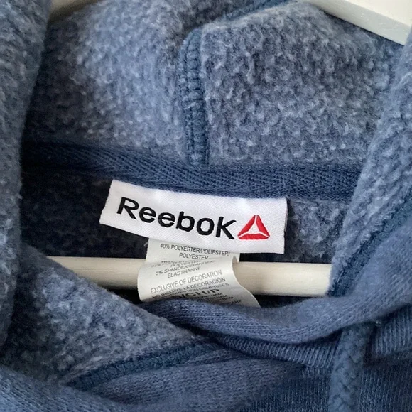 Blue Reebok hoodie - Picture 2 of 2